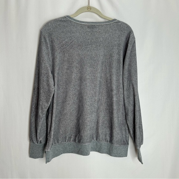 Kate Spade gray long sleeve lounge top size large - Picture 5 of 5